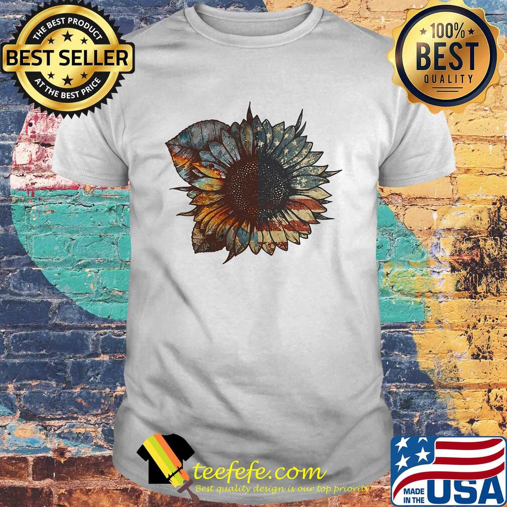 sunflower American flag veteran shirt sunflower American flag veteran shirt