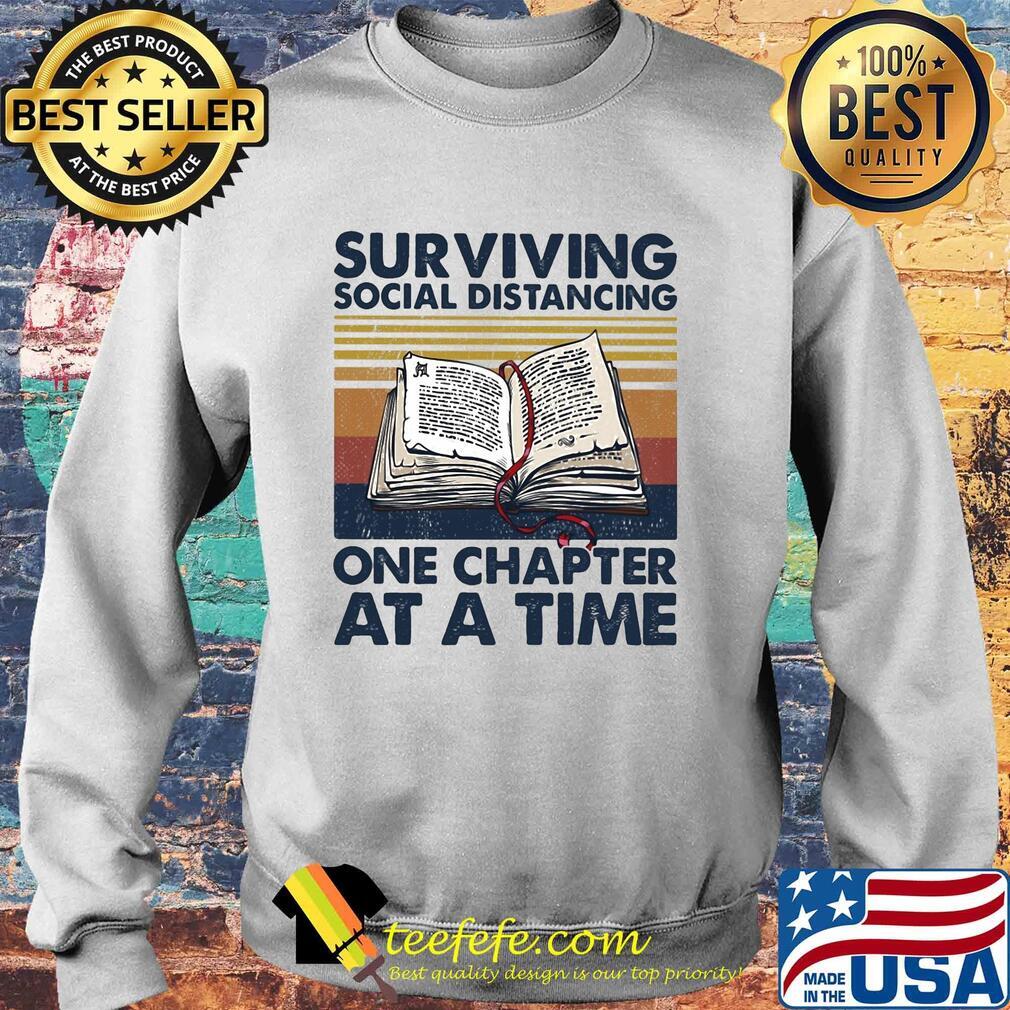 Surviving social distancing one chapter at a time book vintage s Sweater Surviving social distancing one chapter at a time book vintage s Sweater