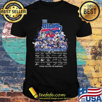 The Buffalo Bills 61st anniversary 1959 2020 signature shirt
