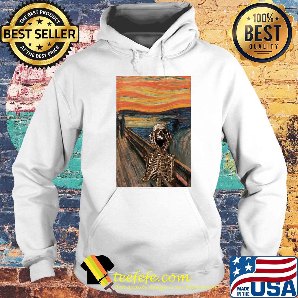 The Scream Skeleton Vertical Poster Shirt Hoodie The Scream Skeleton Vertical Poster Shirt Hoodie