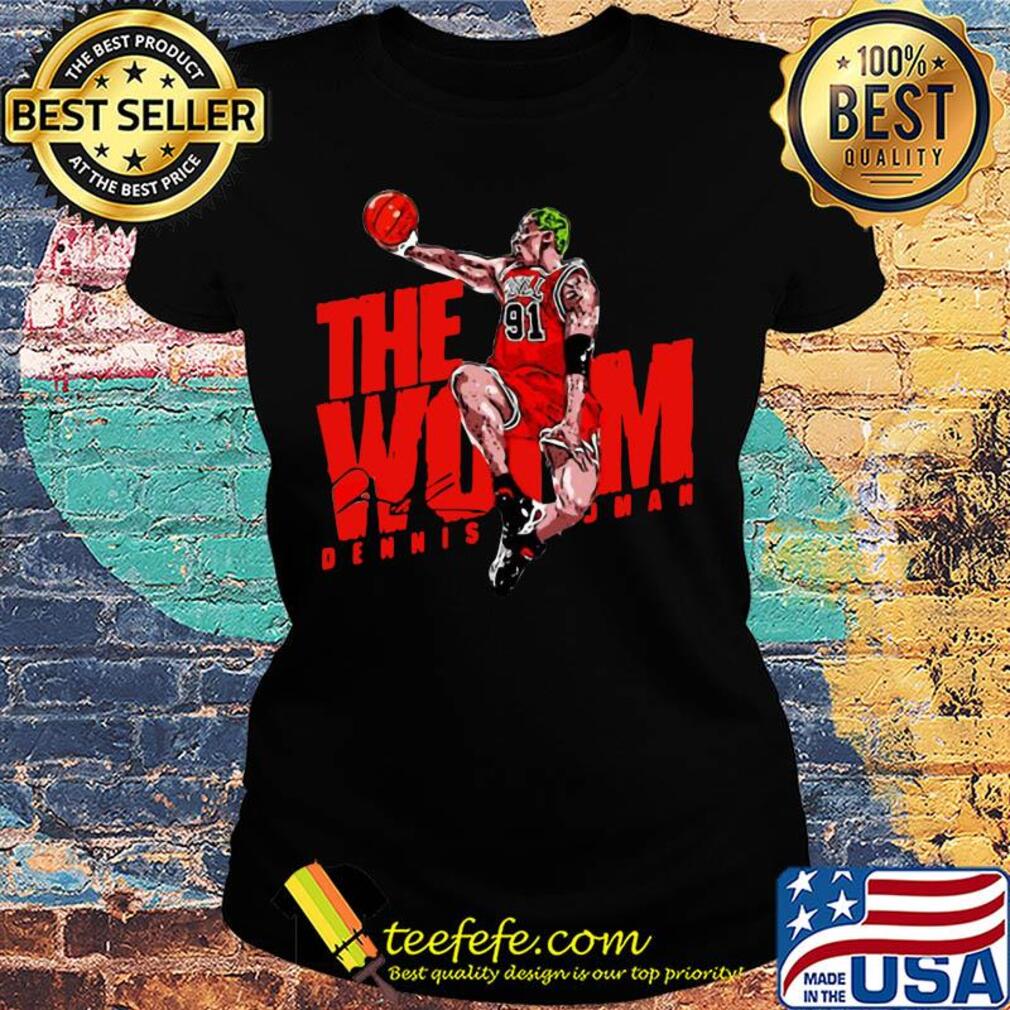 The Wom 91 Dennis Rodman Chicago Bulls Signature Shirt Ladies tee The Wom 91 Dennis Rodman Chicago Bulls Signature Shirt Ladies tee