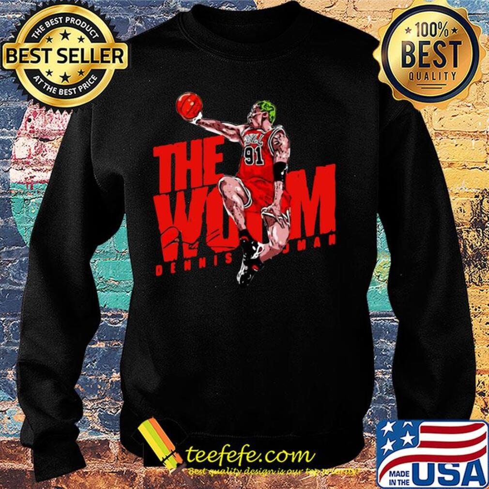 The Wom 91 Dennis Rodman Chicago Bulls Signature Shirt Sweater The Wom 91 Dennis Rodman Chicago Bulls Signature Shirt Sweater