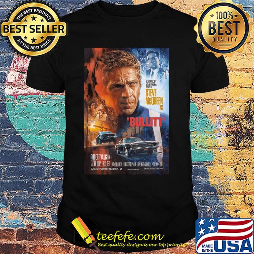 The word "cop" isnt written all over him-something more puzzling is steve mcqueen as bullitt vertical poster shirt