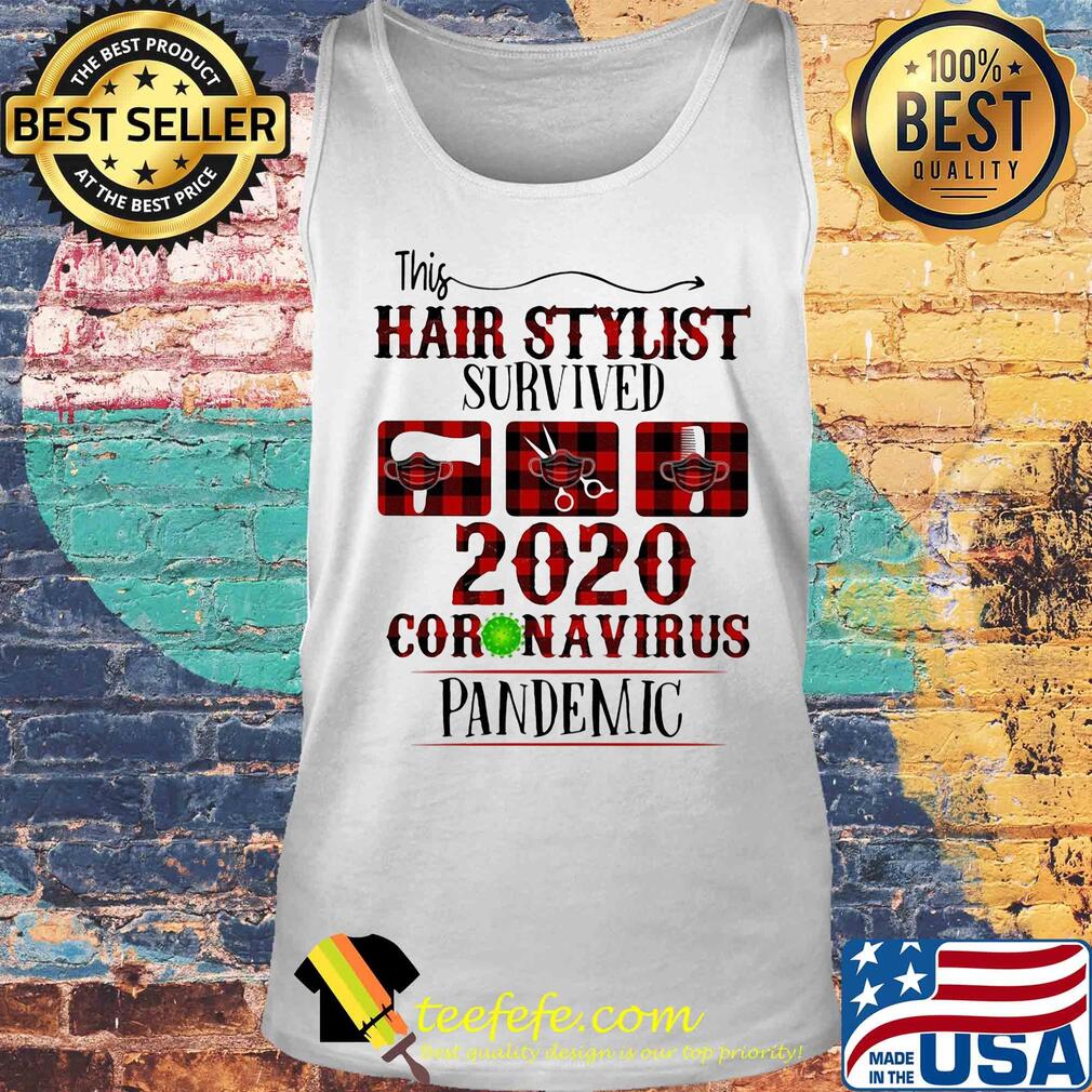 This hair stylist survived 2020 Coronavirus pandemic Covid-19 s Tank top This hair stylist survived 2020 Coronavirus pandemic Covid-19 s Tank top
