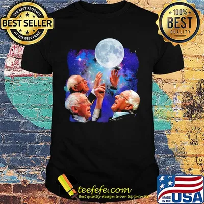 Three Bernie Sanders Moon 2020 shirt