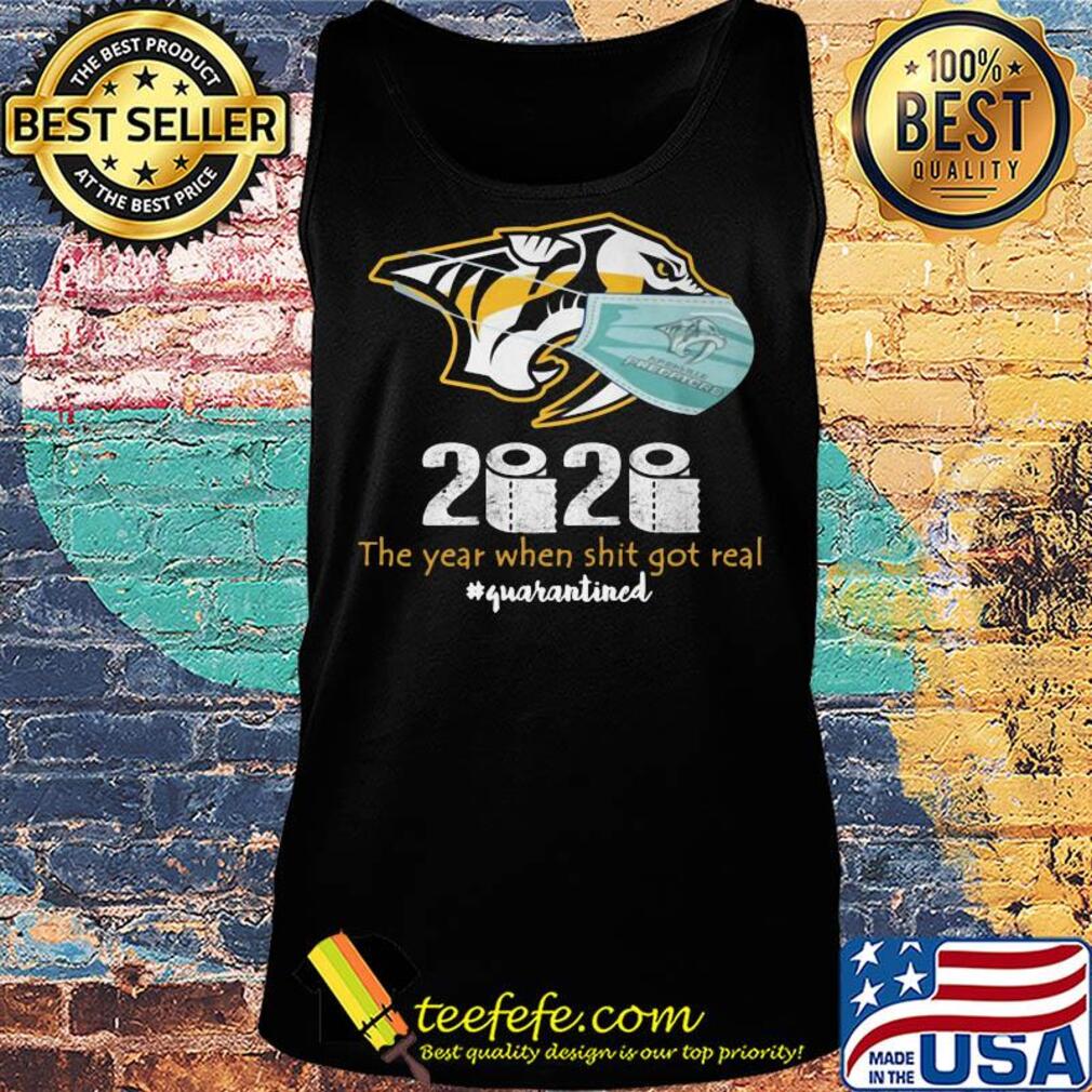 Tigers predators 2020 the year when shit got real quarantined toilet paper mask covid-19 s Tank top Tigers predators 2020 the year when shit got real quarantined toilet paper mask covid-19 s Tank top