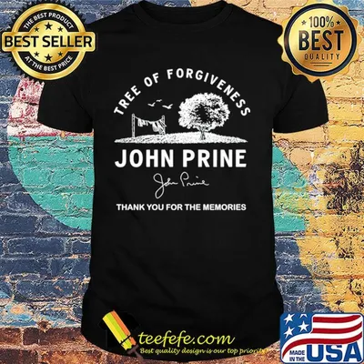 Tree of forgiveness john pride thank you for the memories signatures shirt