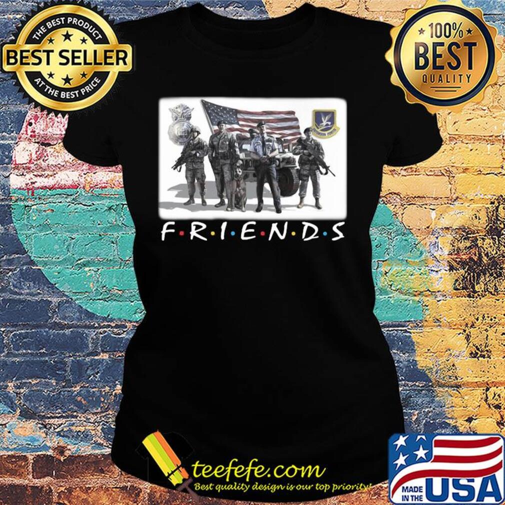 Usaf security force friends veterans Ladies tee Usaf security force friends veterans Ladies tee