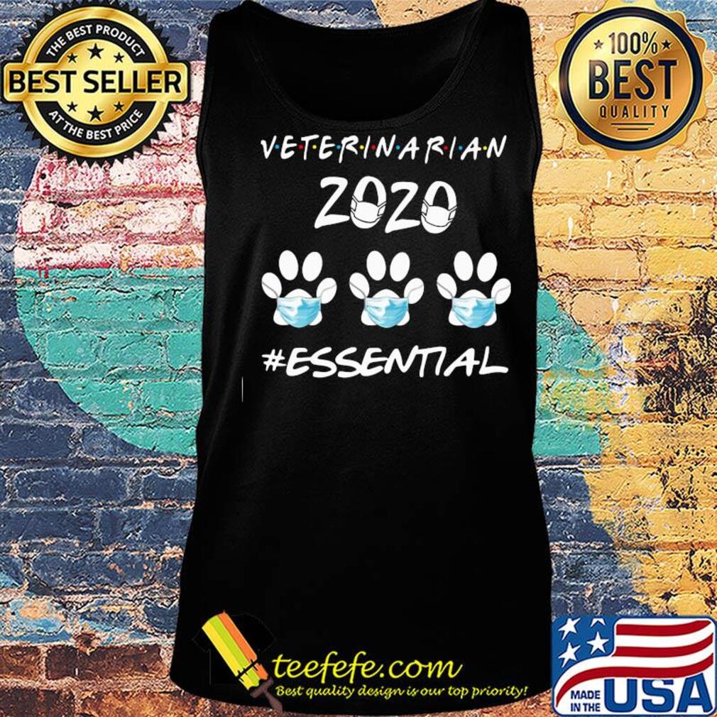Veterinarian 2020 mask essential paw dog s Tank top Veterinarian 2020 mask essential paw dog s Tank top