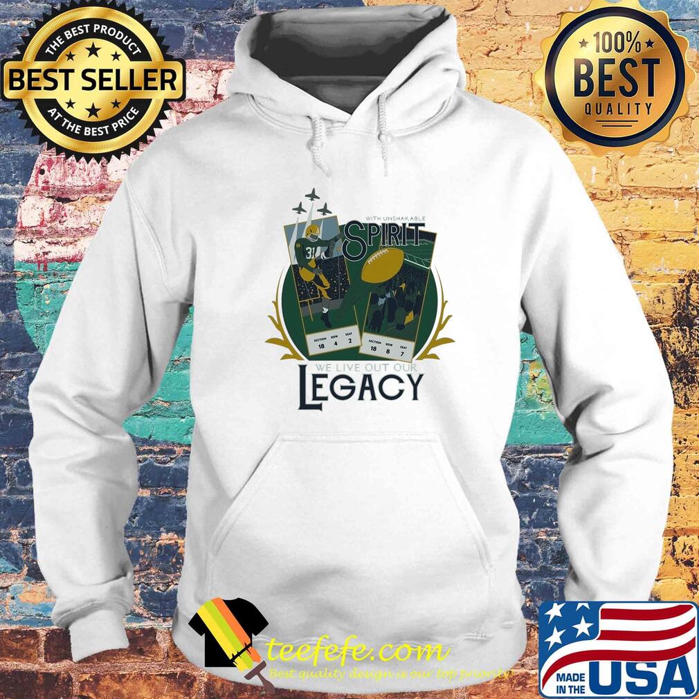With unshakable spirit we live out our legacy s Hoodie With unshakable spirit we live out our legacy s Hoodie