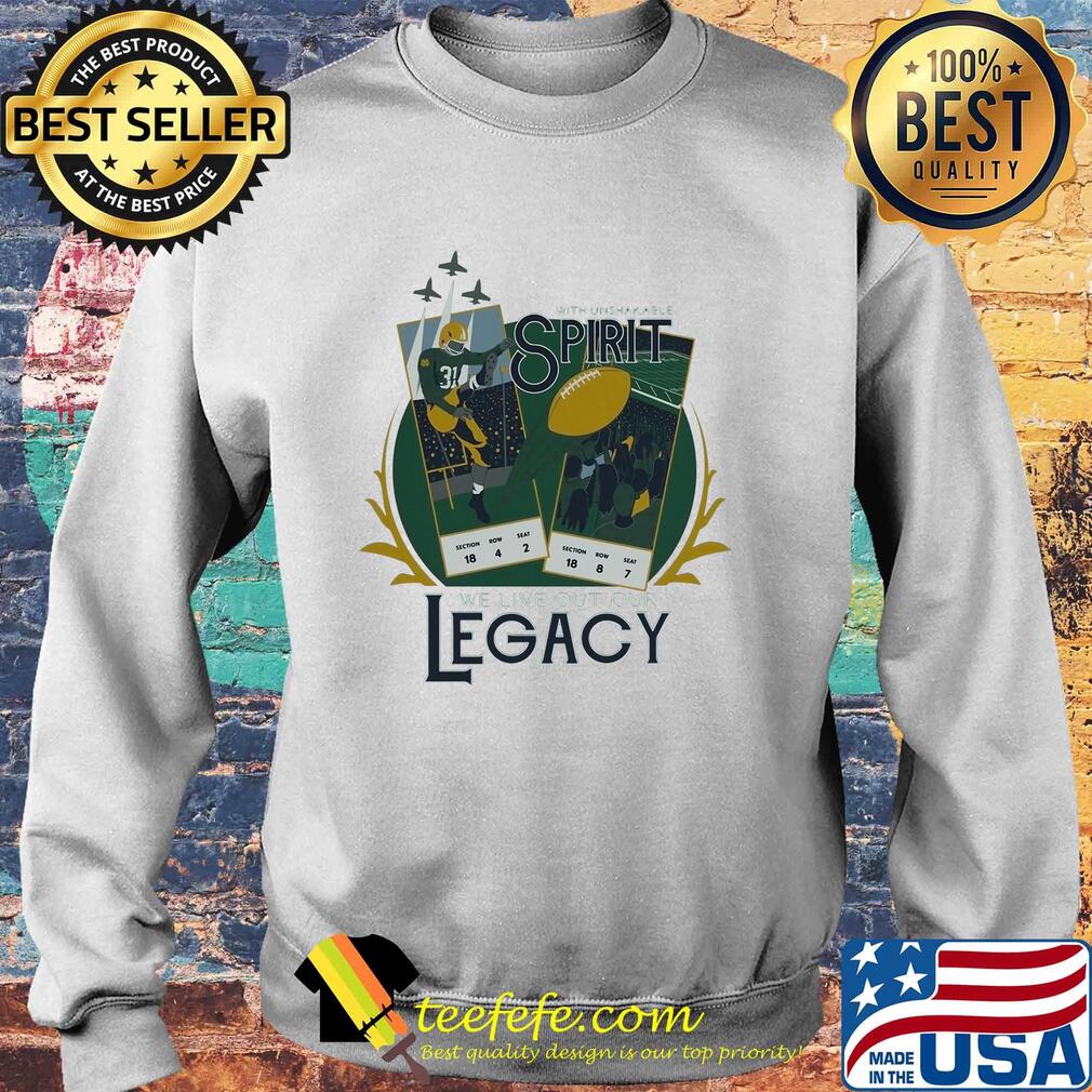 With unshakable spirit we live out our legacy s Sweater With unshakable spirit we live out our legacy s Sweater