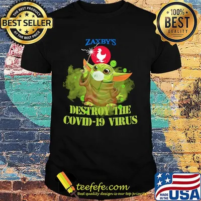 Zaxby’s baby yoda destroy the covid-19 virus shirt