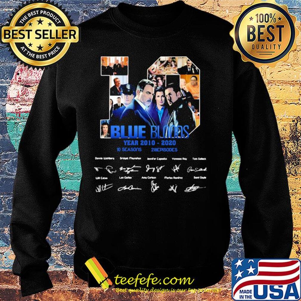10 blue bloods year 2010 2020 10 seasons 218 episodes signatures s Sweater 10 blue bloods year 2010 2020 10 seasons 218 episodes signatures s Sweater