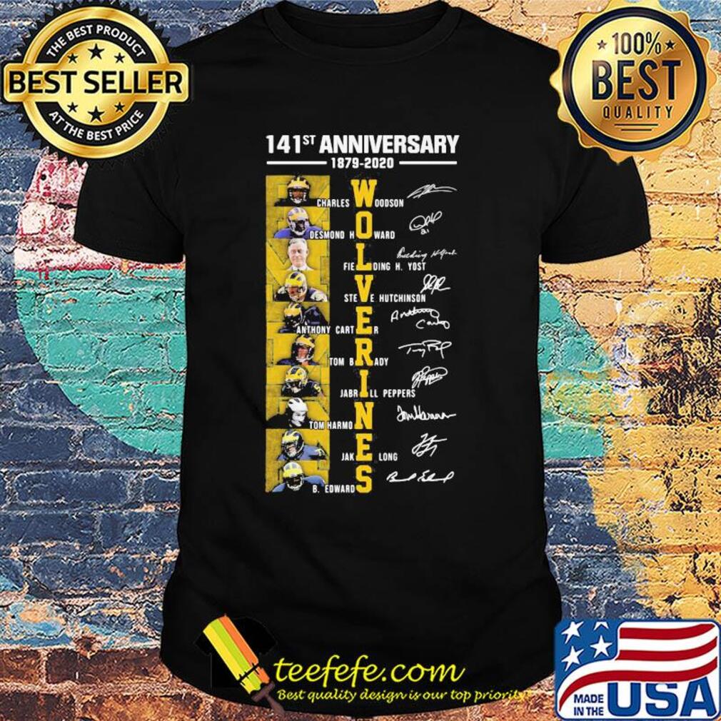 141st anniversary 1879 2020 michigan wolverines football team shirt