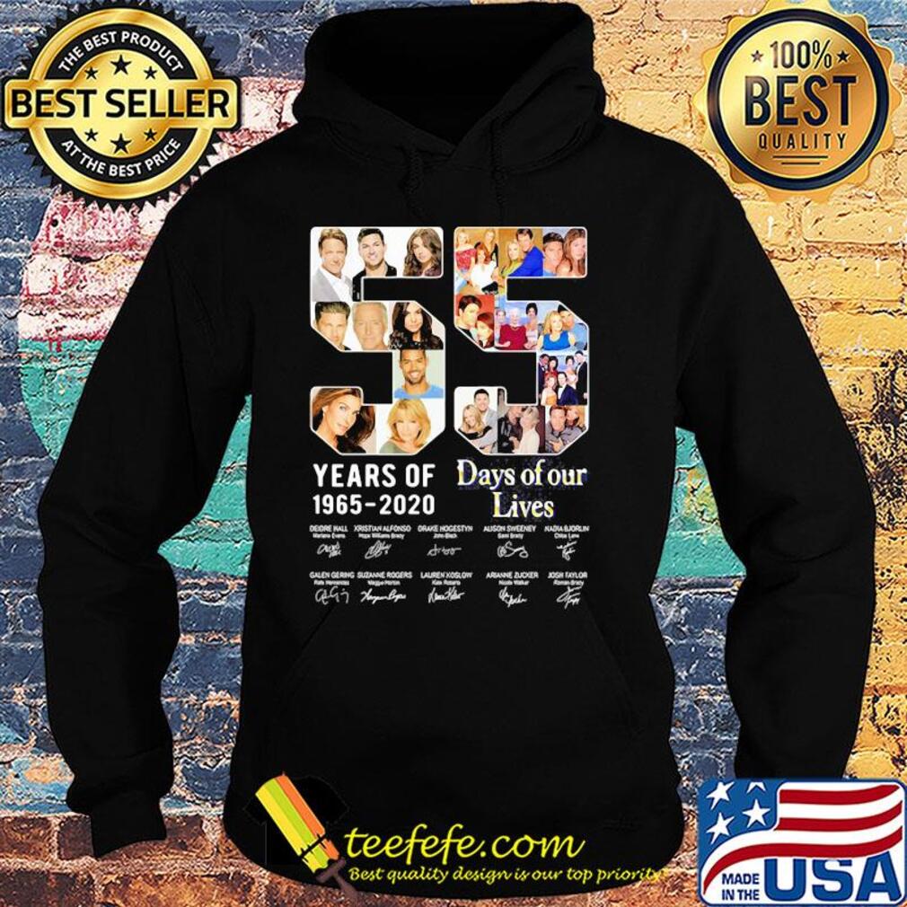 55 years of 1965 2020 days of our lives characters signatures s Hoodie 55 years of 1965 2020 days of our lives characters signatures s Hoodie