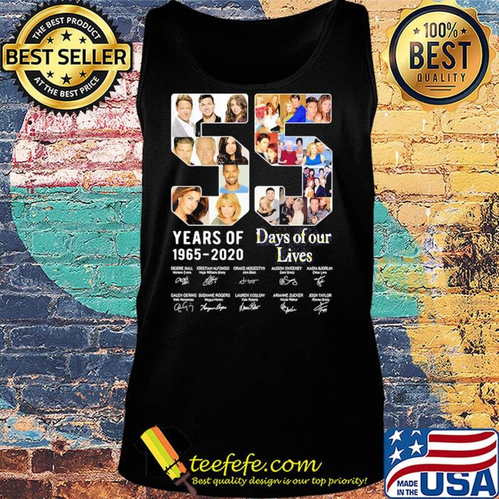 55 years of 1965 2020 days of our lives characters signatures s Tank top 55 years of 1965 2020 days of our lives characters signatures s Tank top