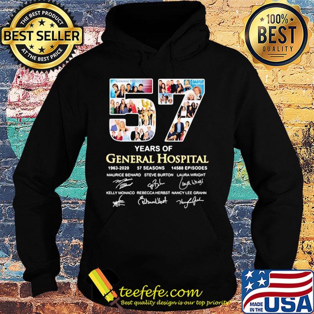 57 years of general hospital 1963 2020 57 seasons 14588 episodes signatures s Hoodie 57 years of general hospital 1963 2020 57 seasons 14588 episodes signatures s Hoodie