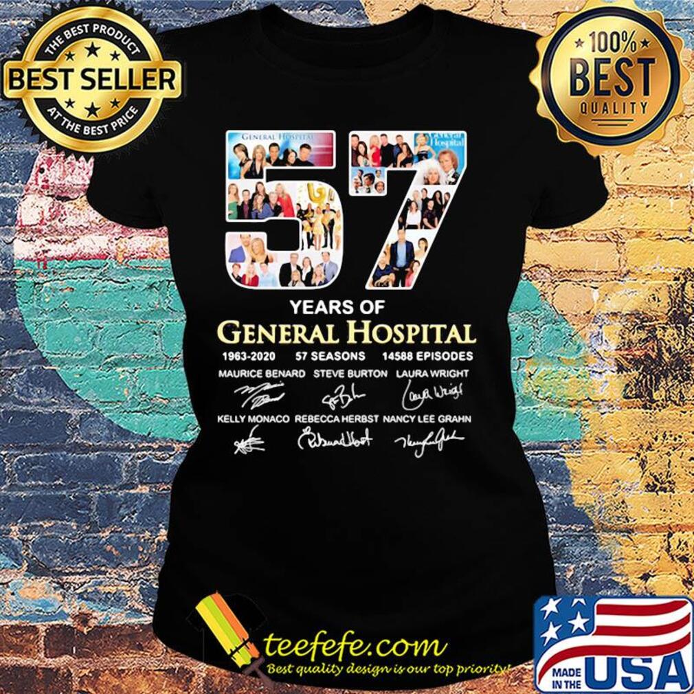 57 years of general hospital 1963 2020 57 seasons 14588 episodes signatures s Ladies tee 57 years of general hospital 1963 2020 57 seasons 14588 episodes signatures s Ladies tee