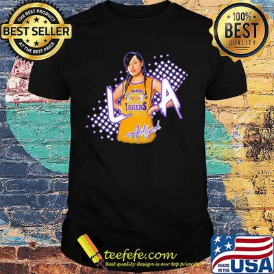 Aaliyah los angeles lakers basketball shirt