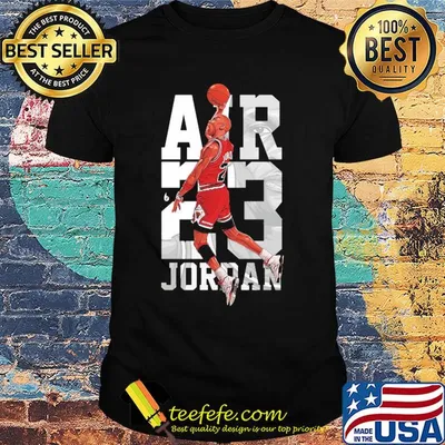 Air 23 jordan player basketball nba chicago bulls shirt