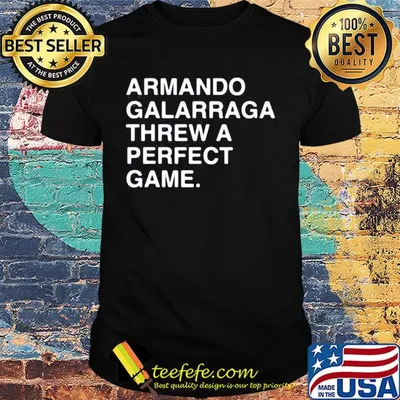 Armando galarraga threw a perfect game shirt