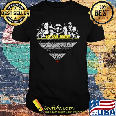 Avenged sevenfold so far away heart shirt