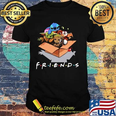 Baby groot baby stitch and baby toothless baby yoda baby gizmo friends shirt