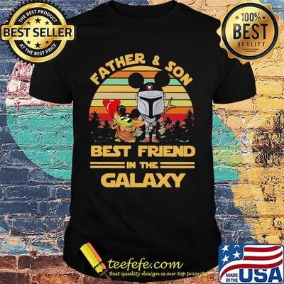 Baby yoda and darth vader holding balloon mickey mouse father and son best friends in the galaxy vintage shirt