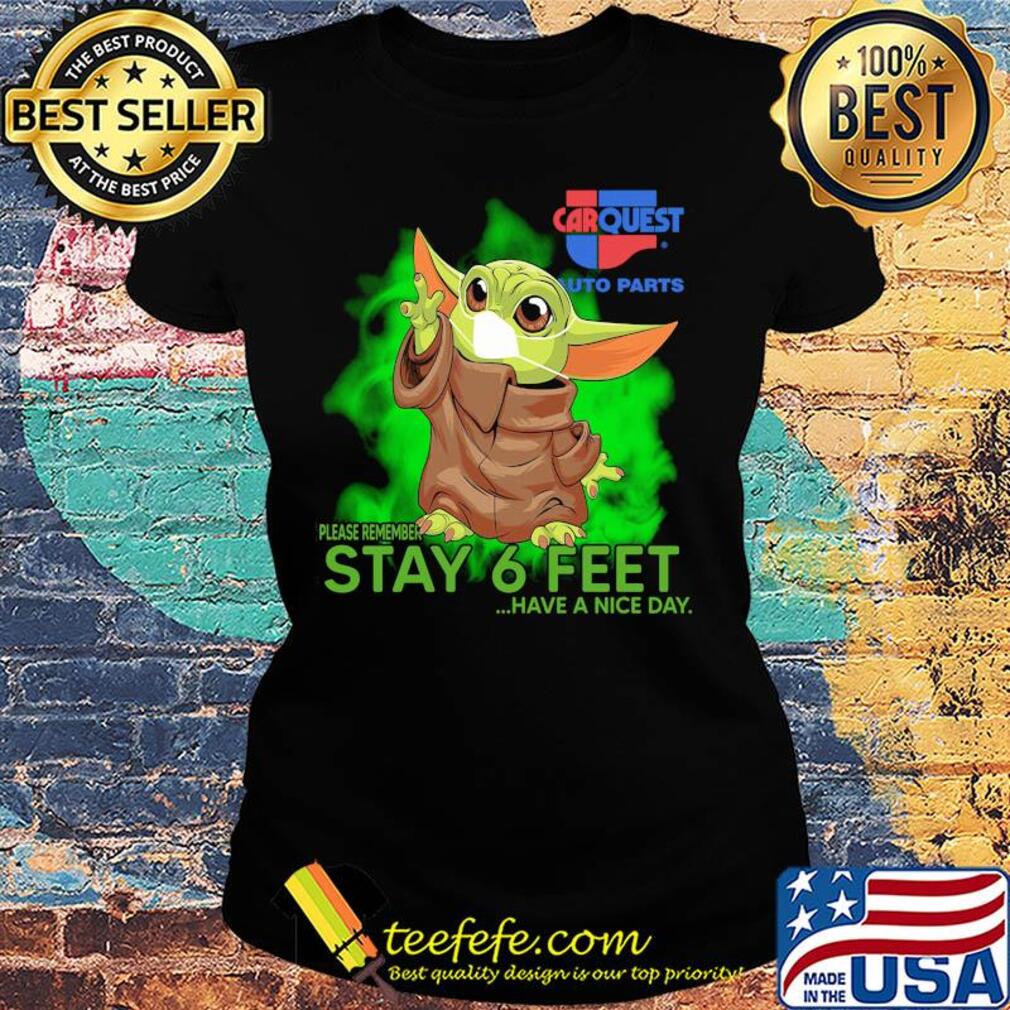 Baby Yoda face mask Carquest auto parts s Ladies tee Baby Yoda face mask Carquest auto parts s Ladies tee