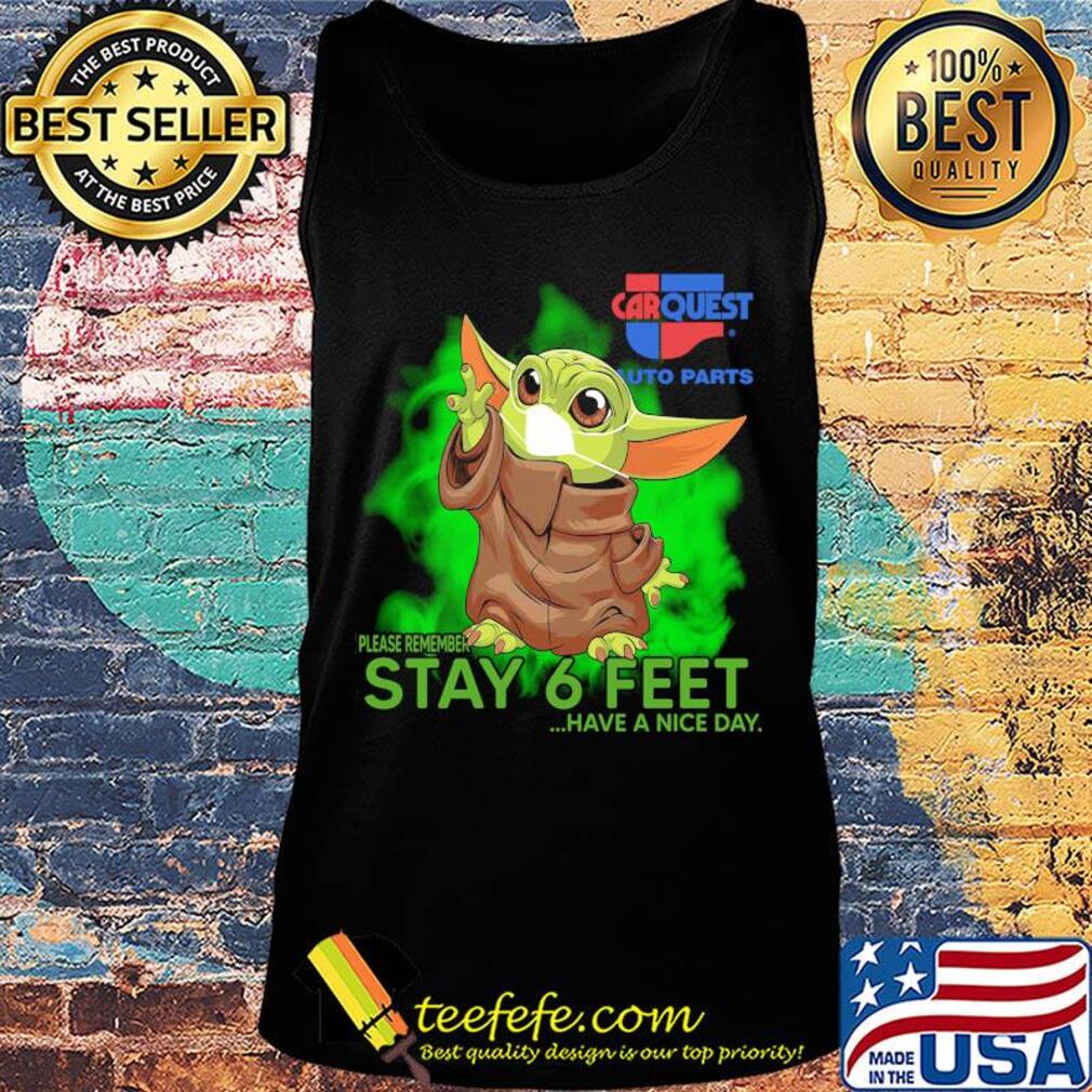 Baby Yoda face mask Carquest auto parts s Tank top Baby Yoda face mask Carquest auto parts s Tank top