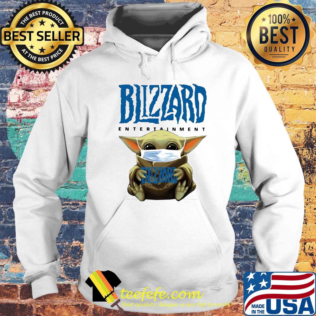 Baby Yoda face mask hug Blizzard Entertainment s Hoodie Baby Yoda face mask hug Blizzard Entertainment s Hoodie