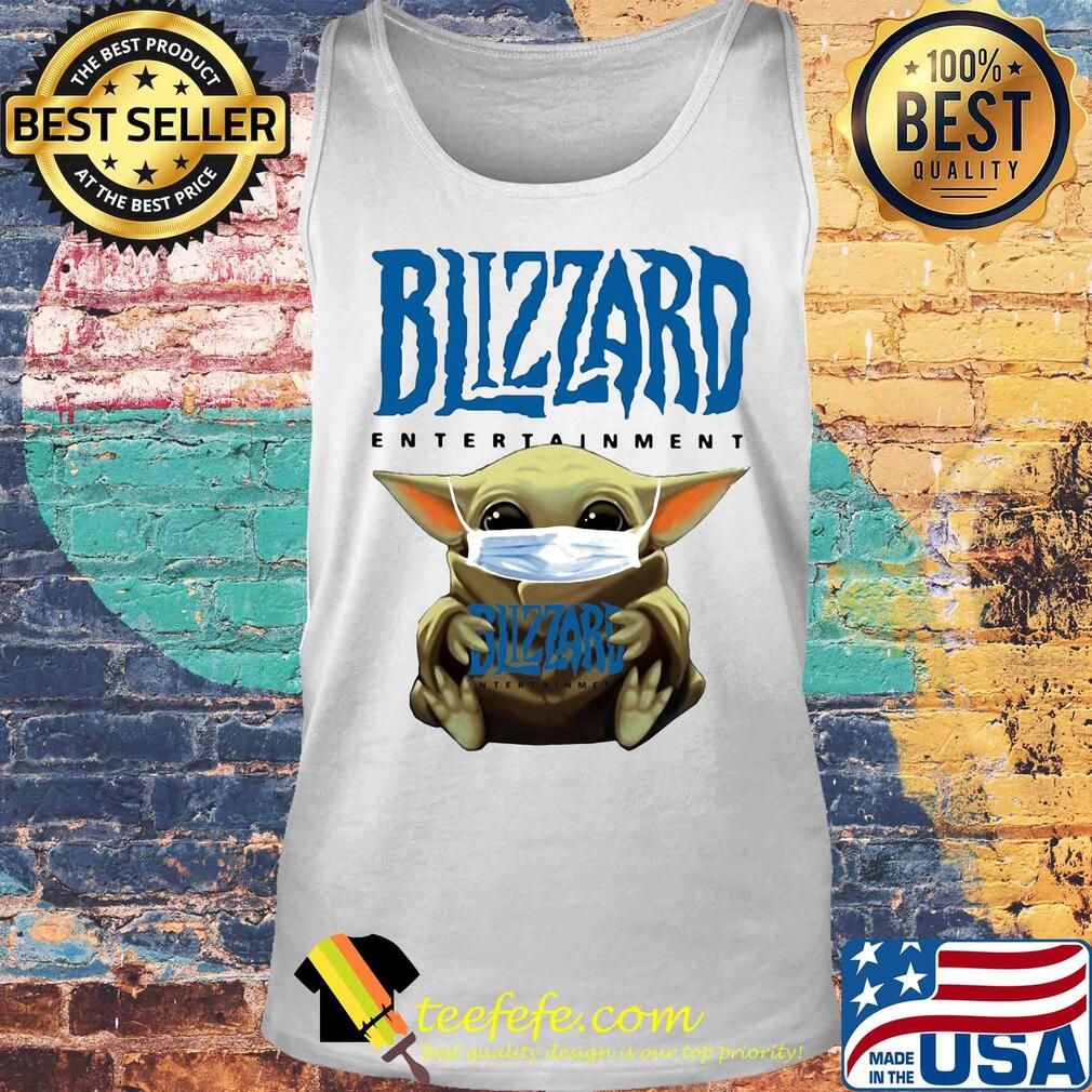 Baby Yoda face mask hug Blizzard Entertainment s Tank top Baby Yoda face mask hug Blizzard Entertainment s Tank top