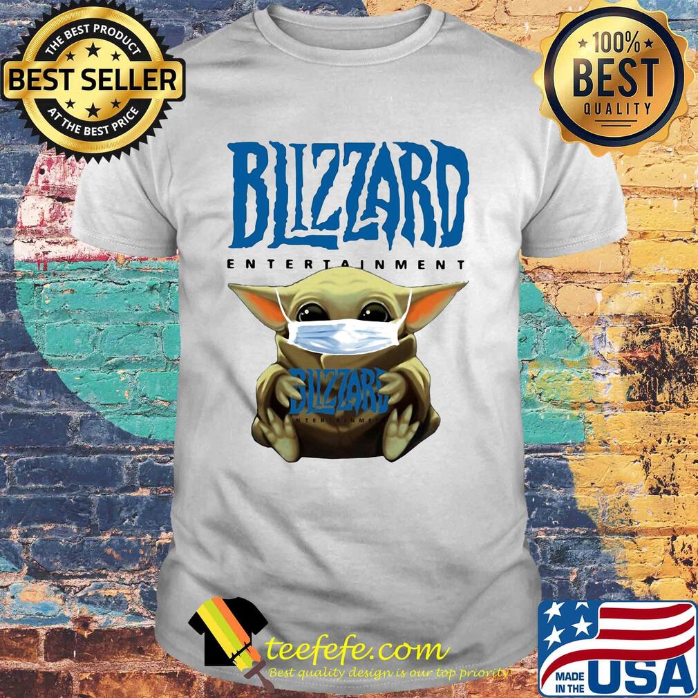 Baby Yoda face mask hug Blizzard Entertainment shirt Baby Yoda face mask hug Blizzard Entertainment shirt
