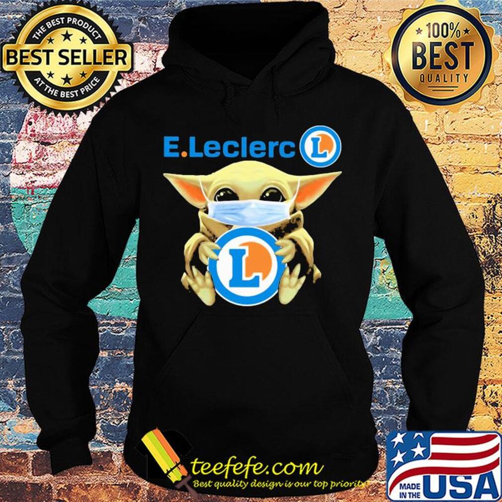 Baby Yoda face mask hug E.Leclerc s Hoodie Baby Yoda face mask hug E.Leclerc s Hoodie