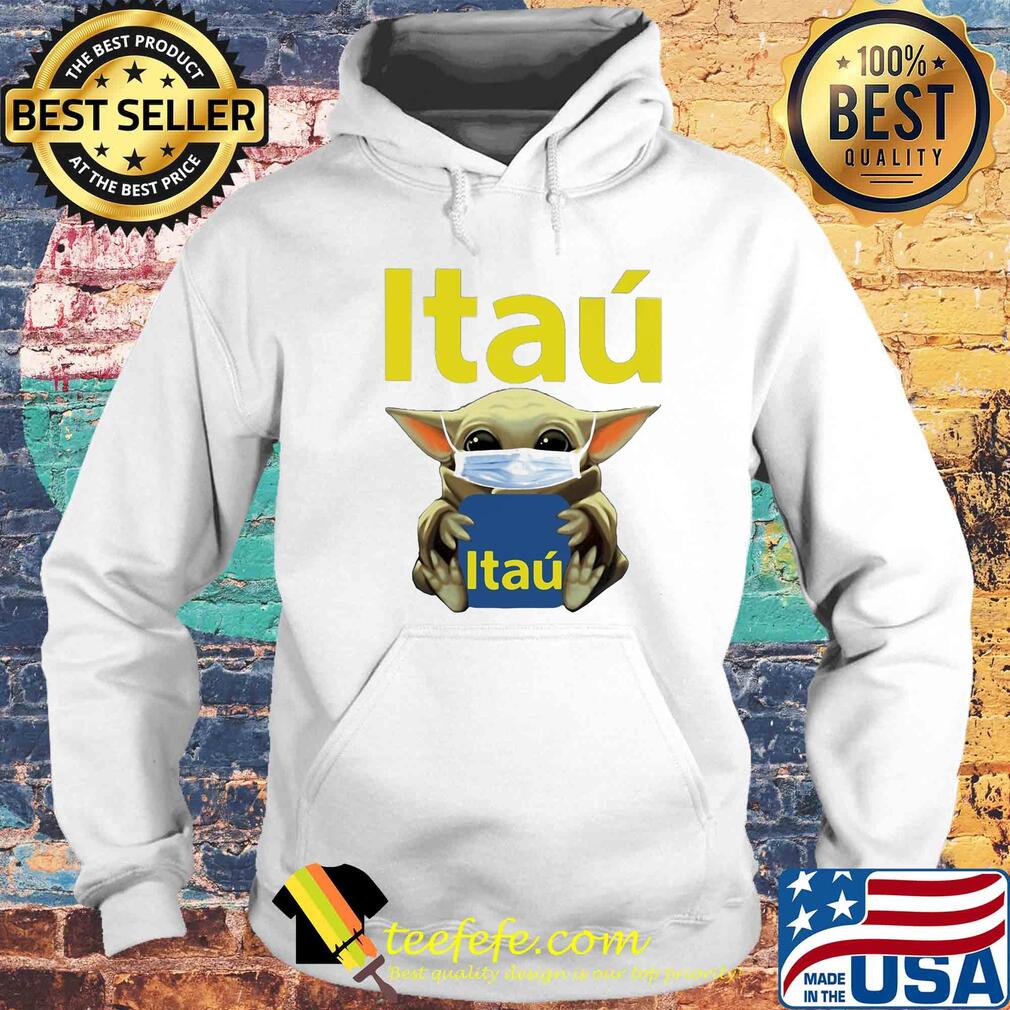 Baby Yoda face mask hug Itaú s Hoodie Baby Yoda face mask hug Itaú s Hoodie