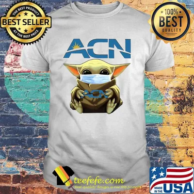 Baby Yoda hug ACN mask shirt
