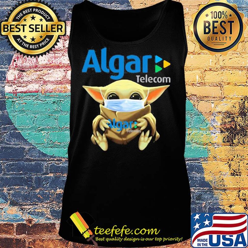 Baby Yoda hug Algar Telecom mask s Tank top Baby Yoda hug Algar Telecom mask s Tank top