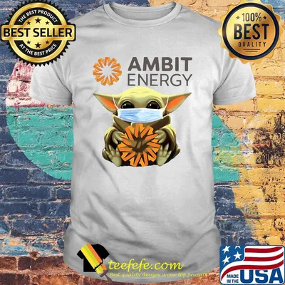 Baby Yoda hug Ambit Energy mask shirt