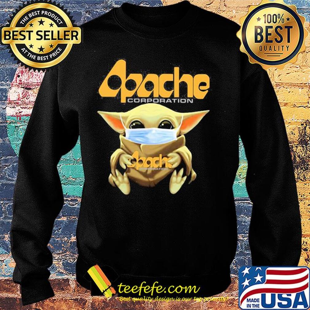 Baby Yoda hug Apache corporation mask s Sweater Baby Yoda hug Apache corporation mask s Sweater