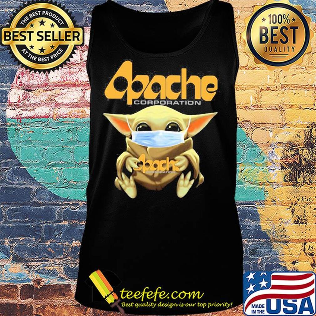 Baby Yoda hug Apache corporation mask s Tank top Baby Yoda hug Apache corporation mask s Tank top