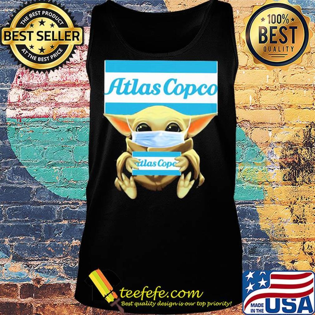 Baby Yoda hug Atlas Copco mask s Tank top Baby Yoda hug Atlas Copco mask s Tank top