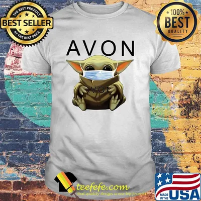 Baby Yoda hug Avon mask shirt