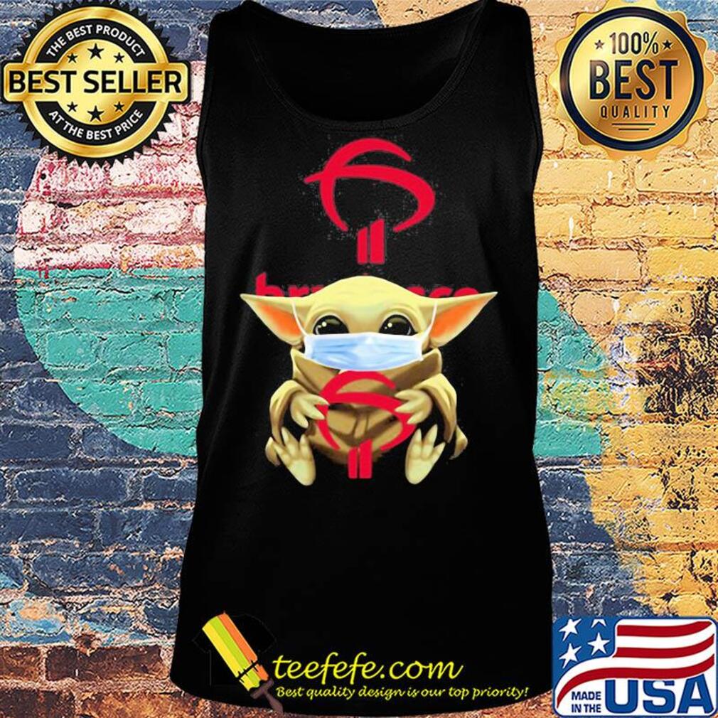 Baby Yoda hug Banco Bradesco mask s Tank top Baby Yoda hug Banco Bradesco mask s Tank top