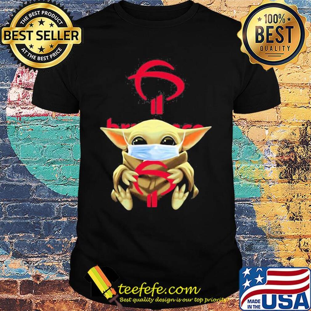 Baby Yoda hug Banco Bradesco mask shirt