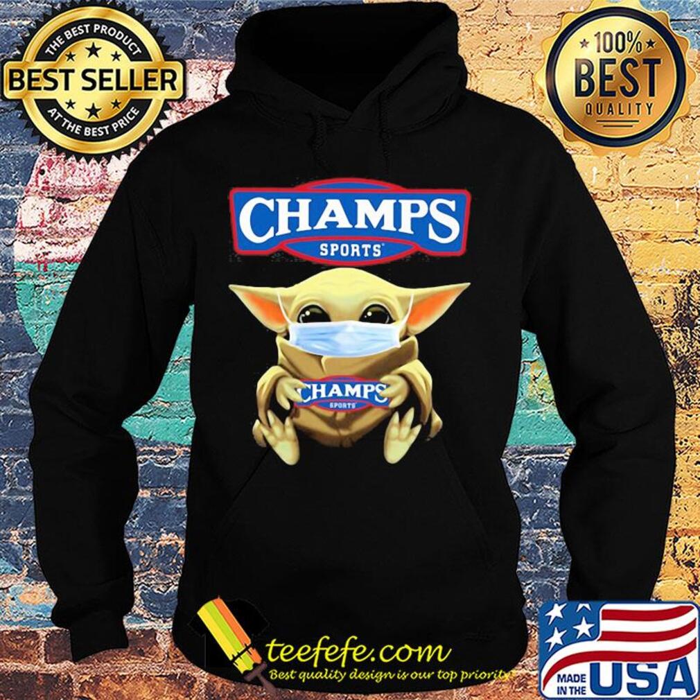 Baby Yoda hug Champs sports mask s Hoodie Baby Yoda hug Champs sports mask s Hoodie