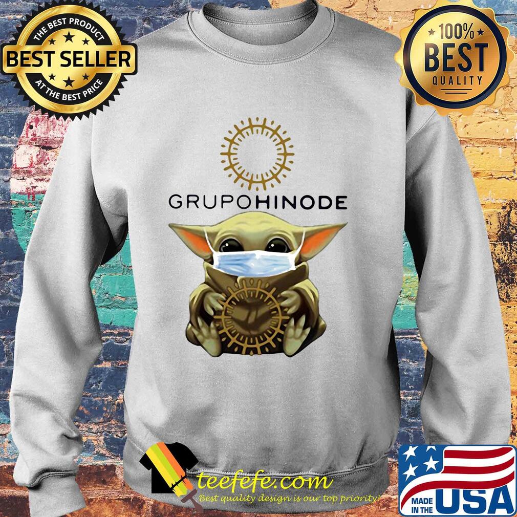 Baby Yoda hug Grupo Hinode mask s Sweater Baby Yoda hug Grupo Hinode mask s Sweater