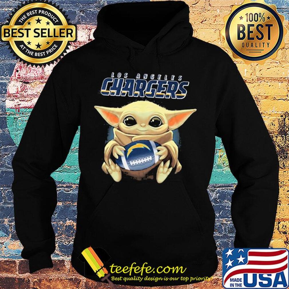 Baby Yoda hug Los Angeles Chargers s Hoodie Baby Yoda hug Los Angeles Chargers s Hoodie
