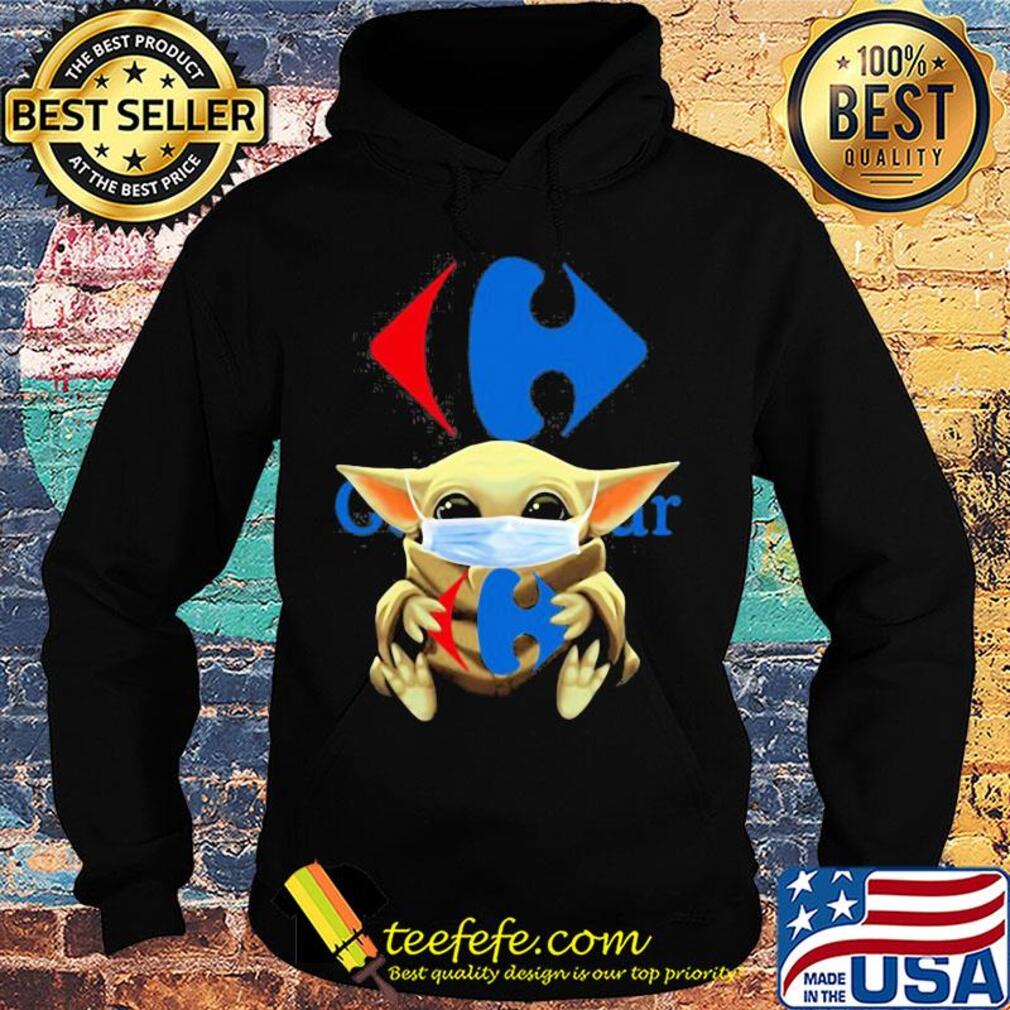 Baby Yoda hug Viajes Carrefour mask s Hoodie Baby Yoda hug Viajes Carrefour mask s Hoodie
