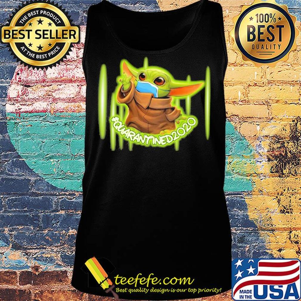 Baby Yoda quarantined 2020 mask s Tank top Baby Yoda quarantined 2020 mask s Tank top