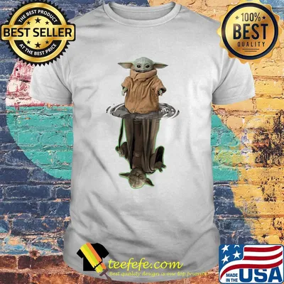 Baby Yoda water shadow shirt
